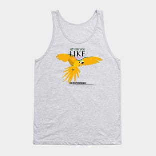 Yellow  Parrot Tank Top